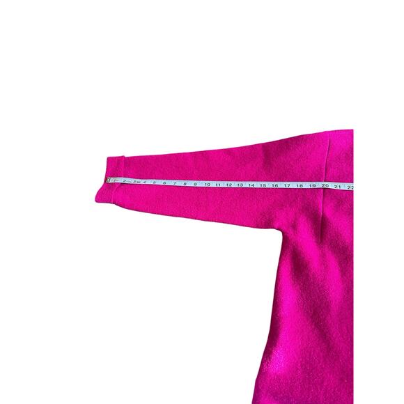 Eileen Fisher Purple Basic Classy Dressy Wool Felt Sweater Jacket Size Medium - Picture 11 of 12